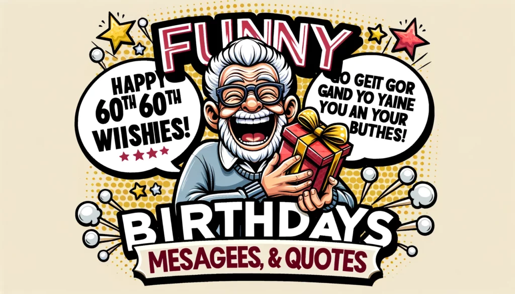 Funny 60th Birthday Wishes Messages Quotes