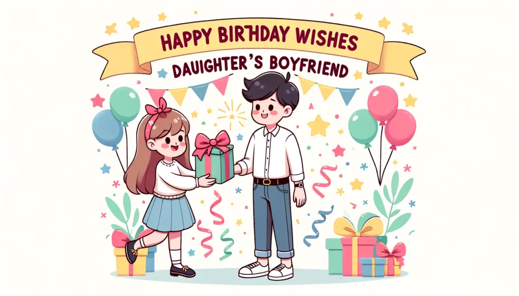 Happy Birthday Wishes for Daughter’s Boyfriend