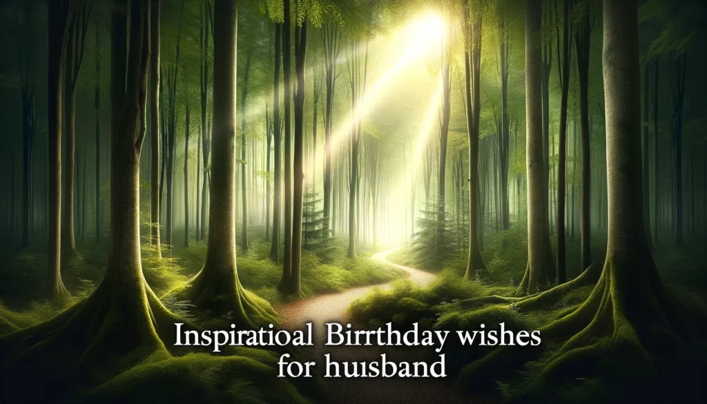 Inspirational Birthday Wishes for Husband