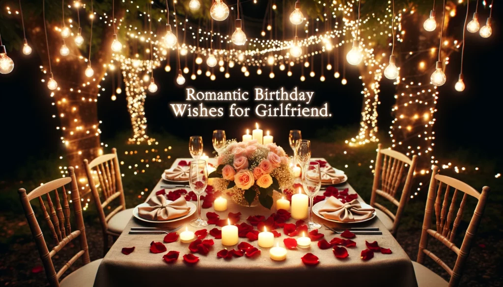 Romantic Birthday Wishes for Girlfriend